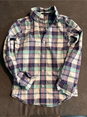 Janie and Jack Boys Plaid Button-Down Shirt
